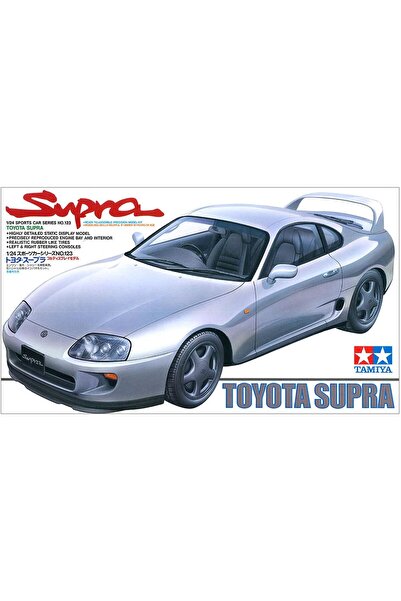 TAMIYA 24123 1/24 Scale Toyota Supra Plastic Model Kit (300024123)
