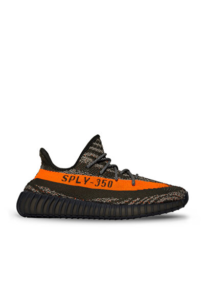 YEEZY Boost 350 V2 Beluga Carbon Dark Grey Orange Sports Shoes