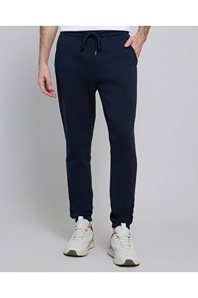 R&B بنطال رياضي سادة مع خصر برباط