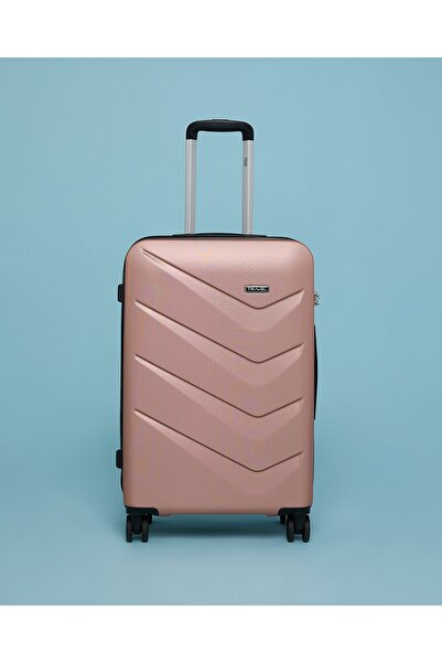 R&B Rose Women's Textured Trolley Bag