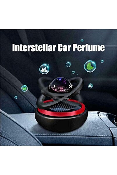 bolivia's معطر جو للسيارة - كرة بلورية دوارة تعمل بالطاقة الشمسية بحلقتين (مع...