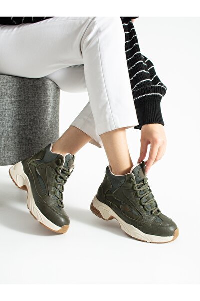 ALEMDAR AYAKKABI Vetta Green Women's Snekaers Boots