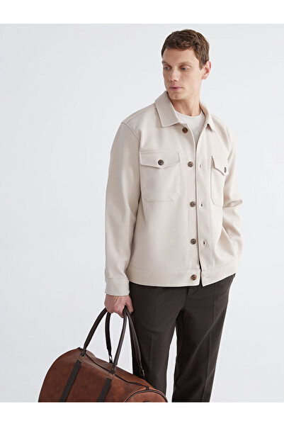 LC Waikiki Jachetă cămașă pentru bărbați Regular Fit Cashmere