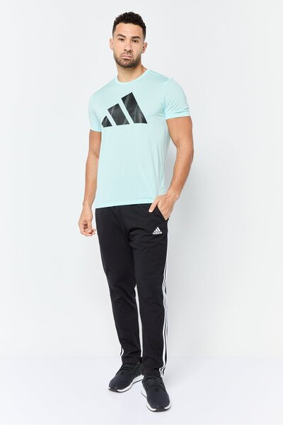 adidas Men Sportswear Fit Short Sleeve Training T-shirt, Turquoise