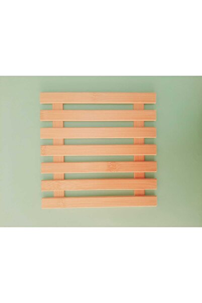 bir sürü eşya pak market Wooden Bamboo Trivet Tea Pot Coaster Square Pot Holder Tea Pot Mat