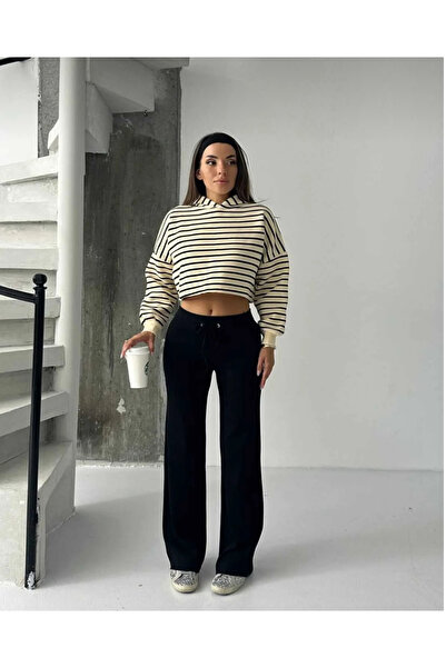 buğrahayalin Women's Modern Black Pants