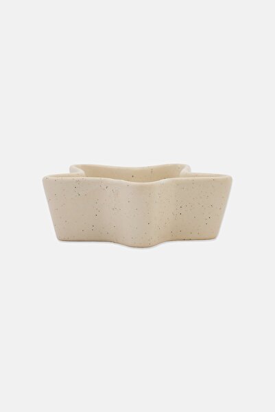 Muy Mucho Star Stoneware Bowl, White