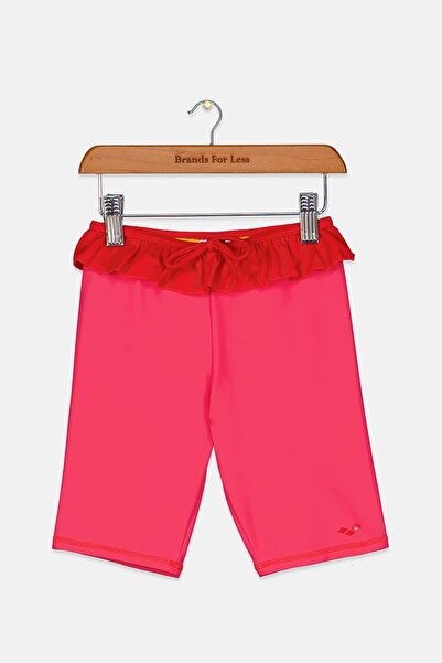 ARENA Toddler Girls Pull,On Swimwear Shorts, Rose Red