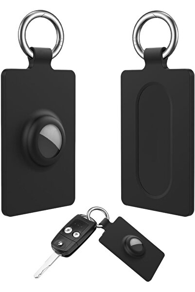 AZONEE Key Card Holder for Tesla with Airtag Slot, Silicone Key Protector Cas...