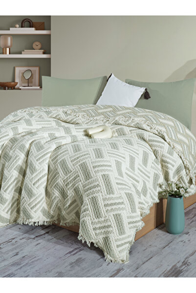 luxtex Double-Sided, Straw Patterned, 5-Layer, Filled Muslin Blanket, Quilt, 220 X 240 cm