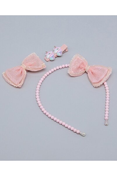 R&B مجموعة إكسسوارات الشعر المكونة من 3 قطع للفتيات من بيتش