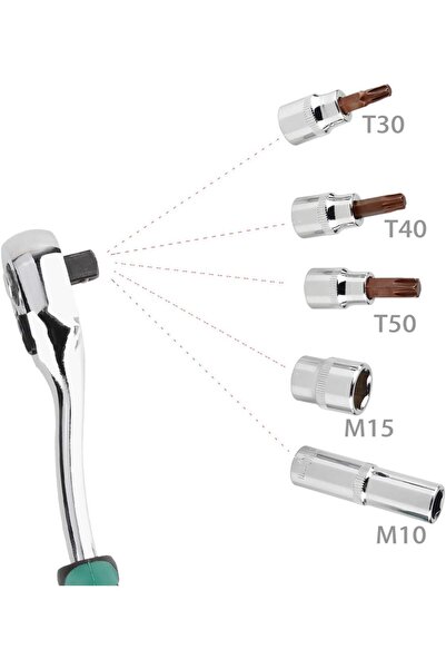 Generic Drimfly Wrangler Torx Tool Kit for Jeep Wrangler TJ JK JL & Gladiator - Hard Top & Door Removal
