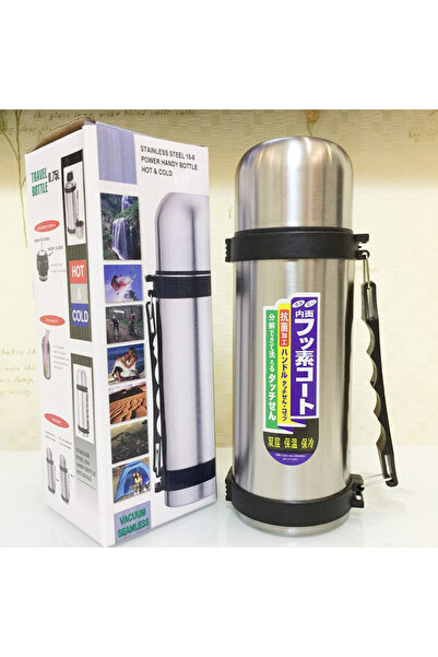 Partenya Double Wall Stainless Steel 1800 ml Large Size Thermos with Carrying...