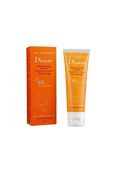 Disaar كريم ديسار المرطب واقي شمس SPF 60 لترطيب وحماية البشرة