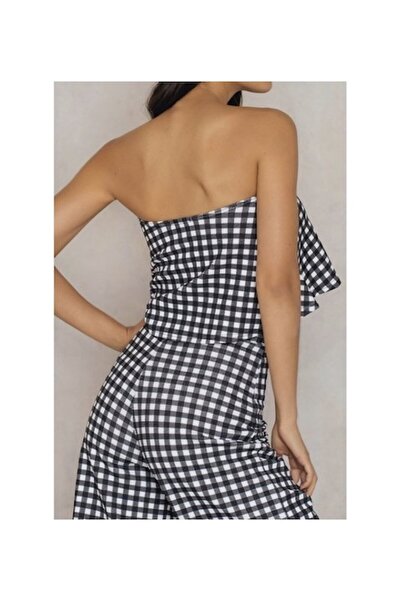 OEM Gingham check set, black