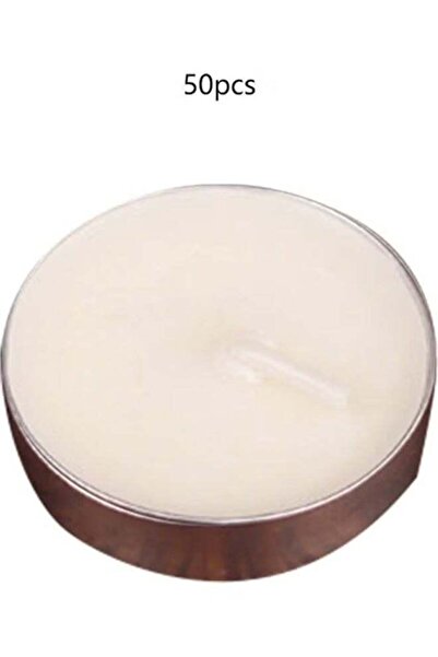 Generic 50-Piece Smokeless Tea Light Candles Set White