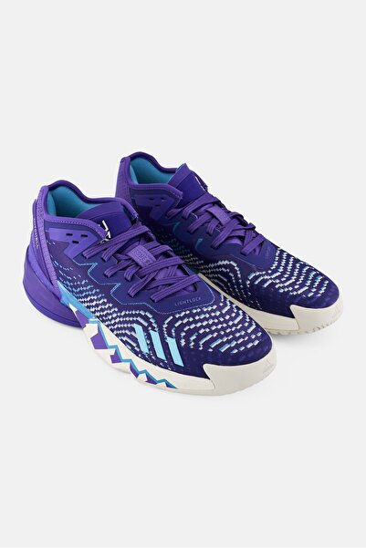 adidas Men D,O,N Issue 4 Lace Up Basketball Shoes, Purple