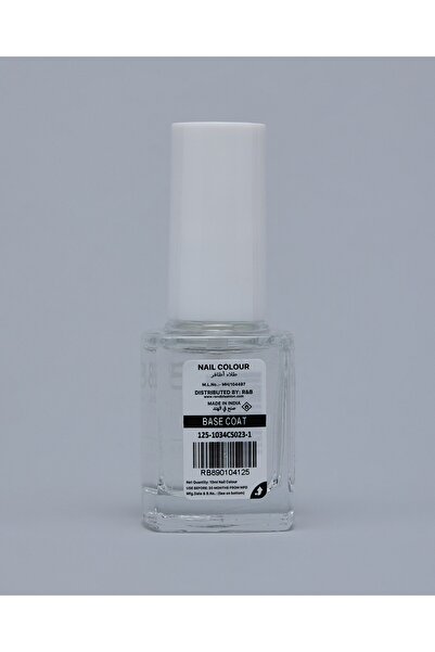 R&B Clear Women's Nail Polish Base Coat, 10Ml