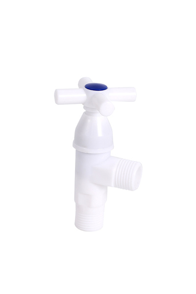 Lawazim Plastic Angle Valve - 90° Shut-Off Water Control Valve Leak-Proof