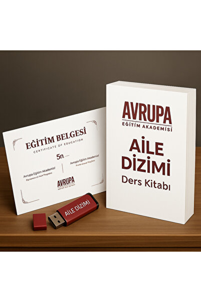 Avrupa Akademi Aile Dizimi Eğitimi – Sertifikalı Eğitim Seti + Ders Kitabı + ...