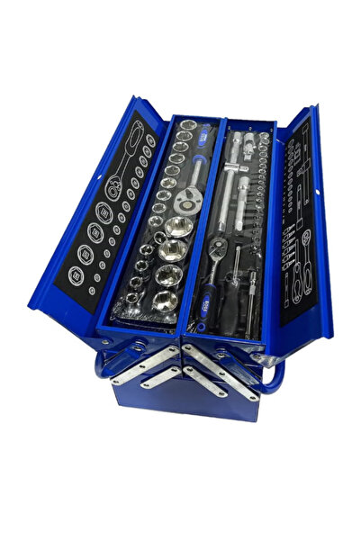 Generic 85PCS Tool Box Set with Screwdrivers, Wrenches, Pliers, Ratchet, Knife & Measuring Tape