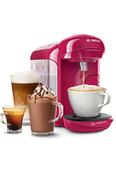 tassimo Vivy 2 TAS1403GB Coffee Machine, 1300 Watt, red, 0.7 liters