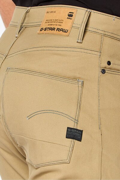 G-STAR RAW Men Relaxed Fit Solid Cargo Pants, Tan