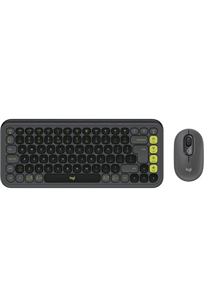 logitech POP ICON COMBO Bluetooth Keyboard and Mouse Combo - Graphite