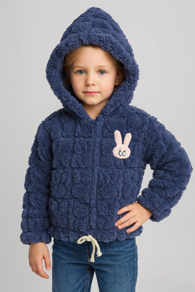 canmana kids&baby Плюшен суитшърт за момичета