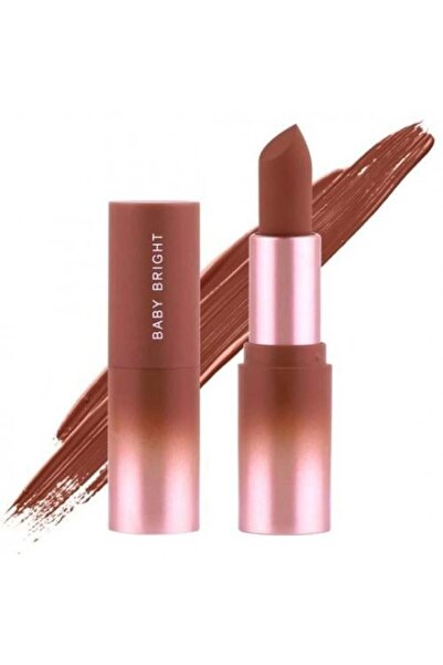 BabyRight أحمر شفاه بيبي برايت اللطيف غير اللامع بالكولاجين رقم 10