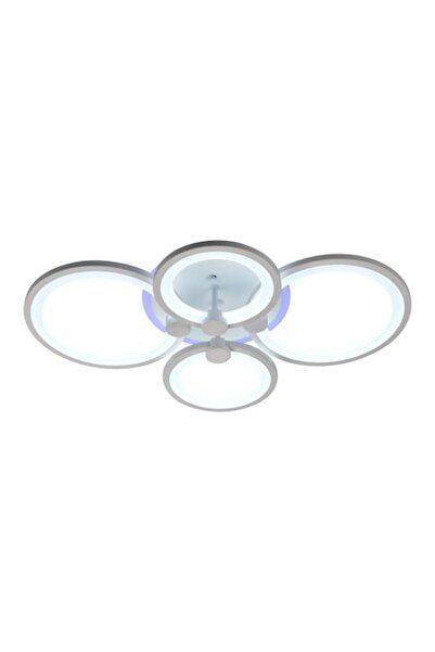 trandafi led LED Chandelier 4 Circles with Remote, RGB Multicolor and Adjustable Warm/Cool/ Light 8823RGB