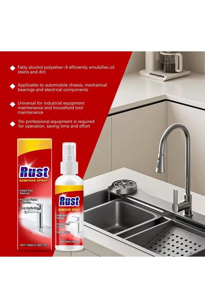 TERRIFI Rust Remover Spray for Metal, 100ml