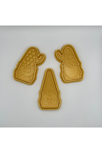 SZD Design Nordic Dwarf (Gnome) Cookie Mold and Stamp