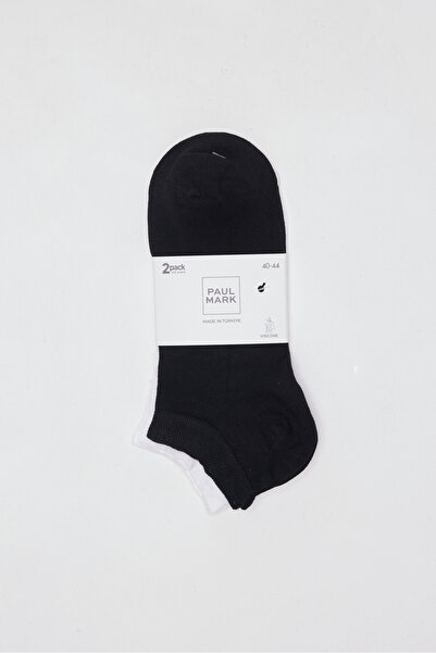 PAULMARK Men's 2-Pack Booties Socks