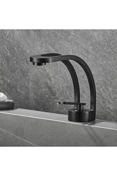 OEM Baterie Lavoar Design Modern, Nia, Negru Mat, Cod BF106B