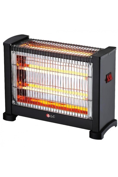 Generic 2000W Electric Heater with 3D Flame Atmosphere Light, AdjustableTemperature, 60cm Wide Air