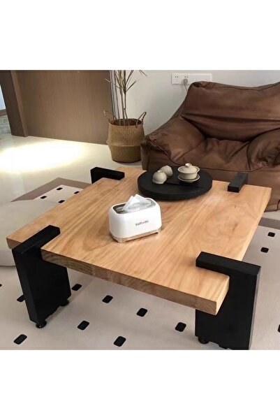 Modern shop Modern luxury coffee table made of solid wood in brown, perfect for modern and contemporary living rooms.
