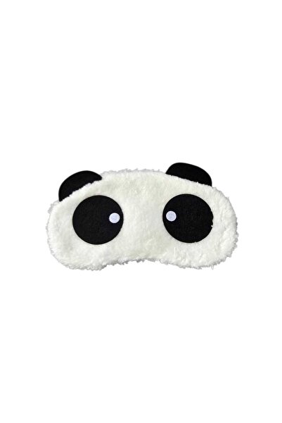 diclecollection Peluş Panda Gözlü Uyku Bandı/Göz Bandı/Seyahat Göz Bandı