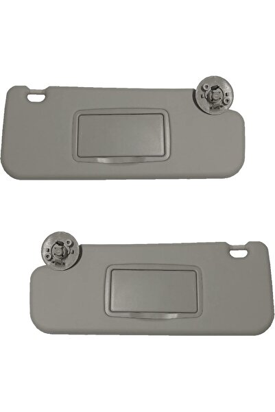 Generic 2M PLASTIC Sun Visor fits Chevy Sonic 2012-2020 & Spark 2011-2022 Gray Pair