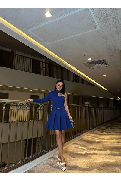 Modafeminen Μίνι βραδινό φόρεμα και φόρεμα αποφοίτησης με λεπτομέρεια από ύφα...