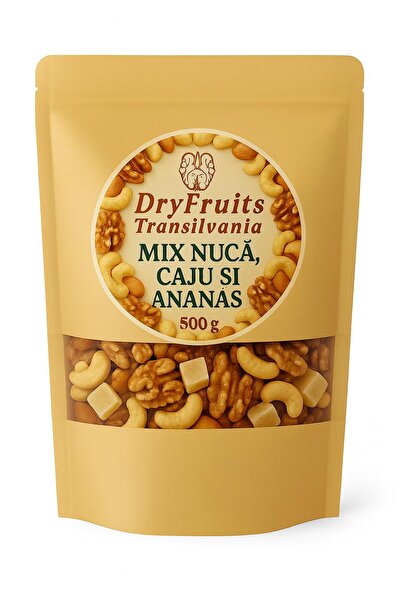 DRY Walnut, pineapple and cashew mix 500 g