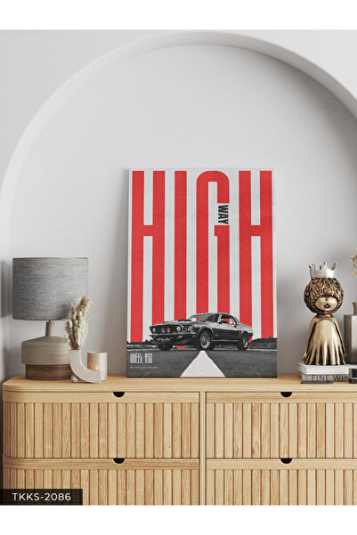 Evinemoda Еднопарчева картина върху платно за кола