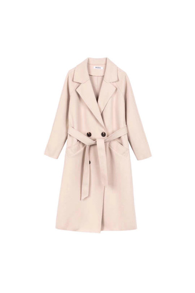 1way معطف طويل بتصميم كلاسيكي