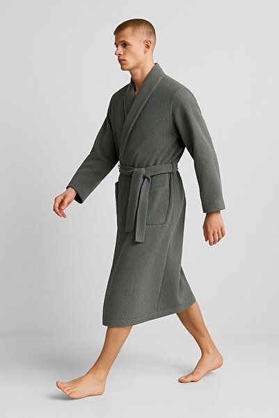 COTENCONCEPT Oversize Shawl Collar Men's Bathrobe