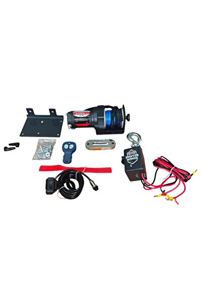 Hunter Vinç 2000 LB Sentetik Atv Utv Offroad Vinç Uzaktan Kumandalı 12V