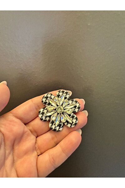 Gönülden Tasarım 4X4 CM ACCESORIUL DE CUSUT CU FLORI CU PIELE ÎN CARAȚI