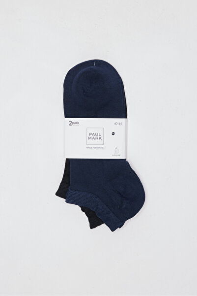 PAULMARK Men's 2-Pack Booties Socks