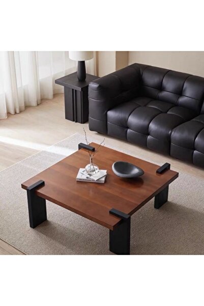 Modern shop Modern luxury coffee table made of solid wood in brown, perfect for modern and contemporary living rooms.