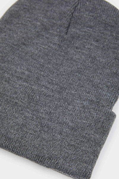 DeFacto R7545Azgr198 Gray Women's Winter Beanie