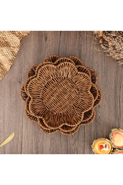 AZONEE 3Pcs Wicker Bread Basket Set, Handwoven Vintage Serving Basket